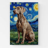 Kattporträtt i Van Gogh-stil från ditt foto - canvas