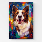 Kattporträtt i popkonststil från ditt foto - canvas