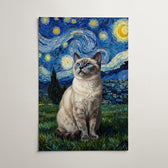 Hundporträtt i Van Gogh-stil från ditt foto - poster