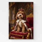 Hundporträtt i renässansstil från ditt foto - canvas
