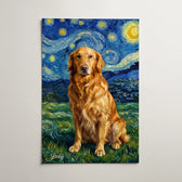 Hundporträtt i Van Gogh-stil från ditt foto - poster