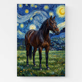 Kattporträtt i Van Gogh-stil från ditt foto - canvas